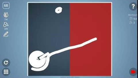 Brain it on Level 68 with only 2 shapes