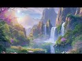 Relaxing Peaceful Soothing with Waterfall Sounds for Meditation, Stress Relief, Sleep &amp; Study