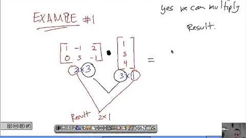 Algebra 2 Section 3-6 "Multiply Matrices" (part1)