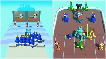 Merge Rainbow 3D Run Game Part 1 Gameplay