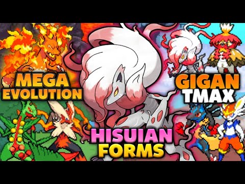 NEW Completed Pokemon GBA Rom With Mega Evolution, Gigantamax, Galar  Region, Hisuian Form & CFRU! 