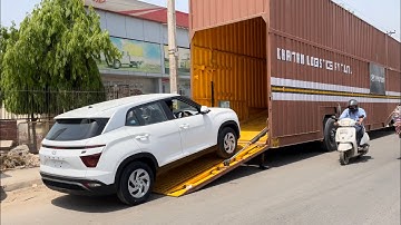 CRETA AND VENUE LOADING IN CONTAINER