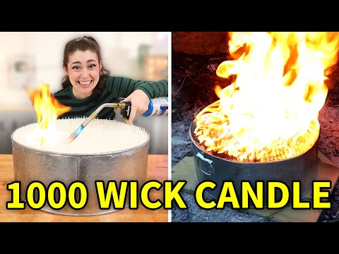 Making a 1,000 Wick Candle