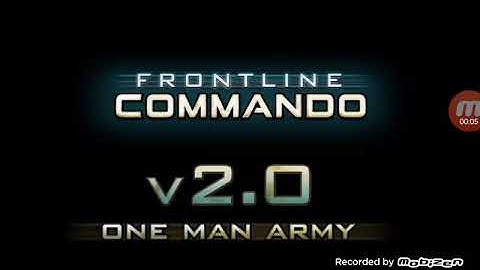 Frontline commando v2.0 one man army best game without internat