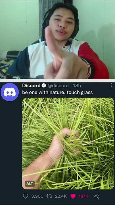 Discord - be one with nature. touch grass