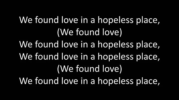Timeflies - We Found Love (Baby Maker) Lyrics - DayDayNews