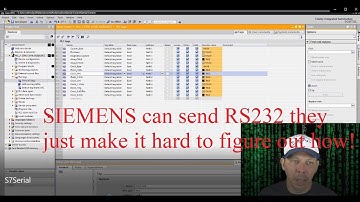 Siemens S7-1200 RS232 serial communication using the CM1241 module with the SEND_PTP Function Block