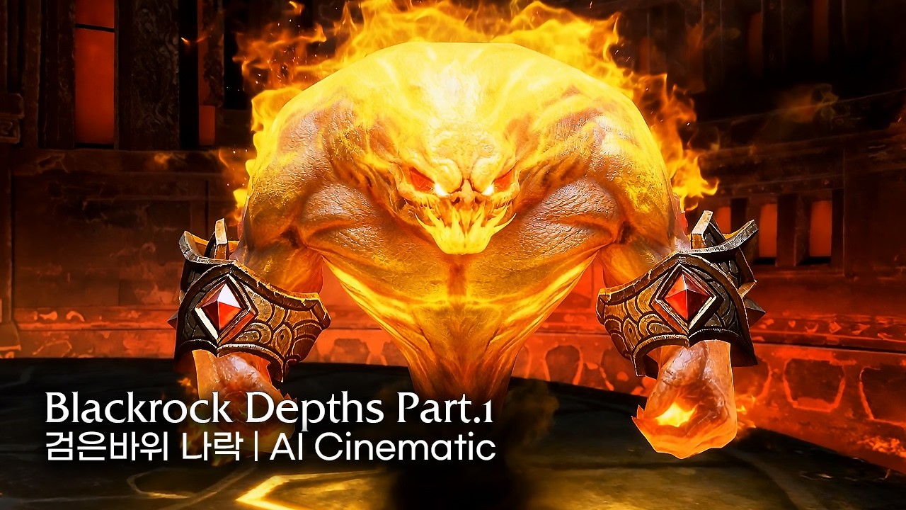 WoW | Blackrock Depths Part.1 검은바위 나락 | 4K AI Cinematic | World Of Warcraft