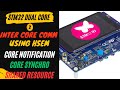 STM32 Dual Core #2. Inter core comm using HSEM || Notification || synchronization || shared Resource