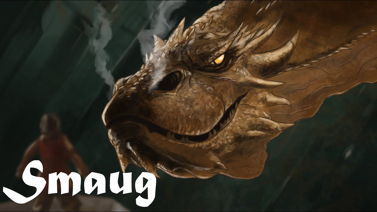 The Hobbit - Drawing Smaug! - YouTube