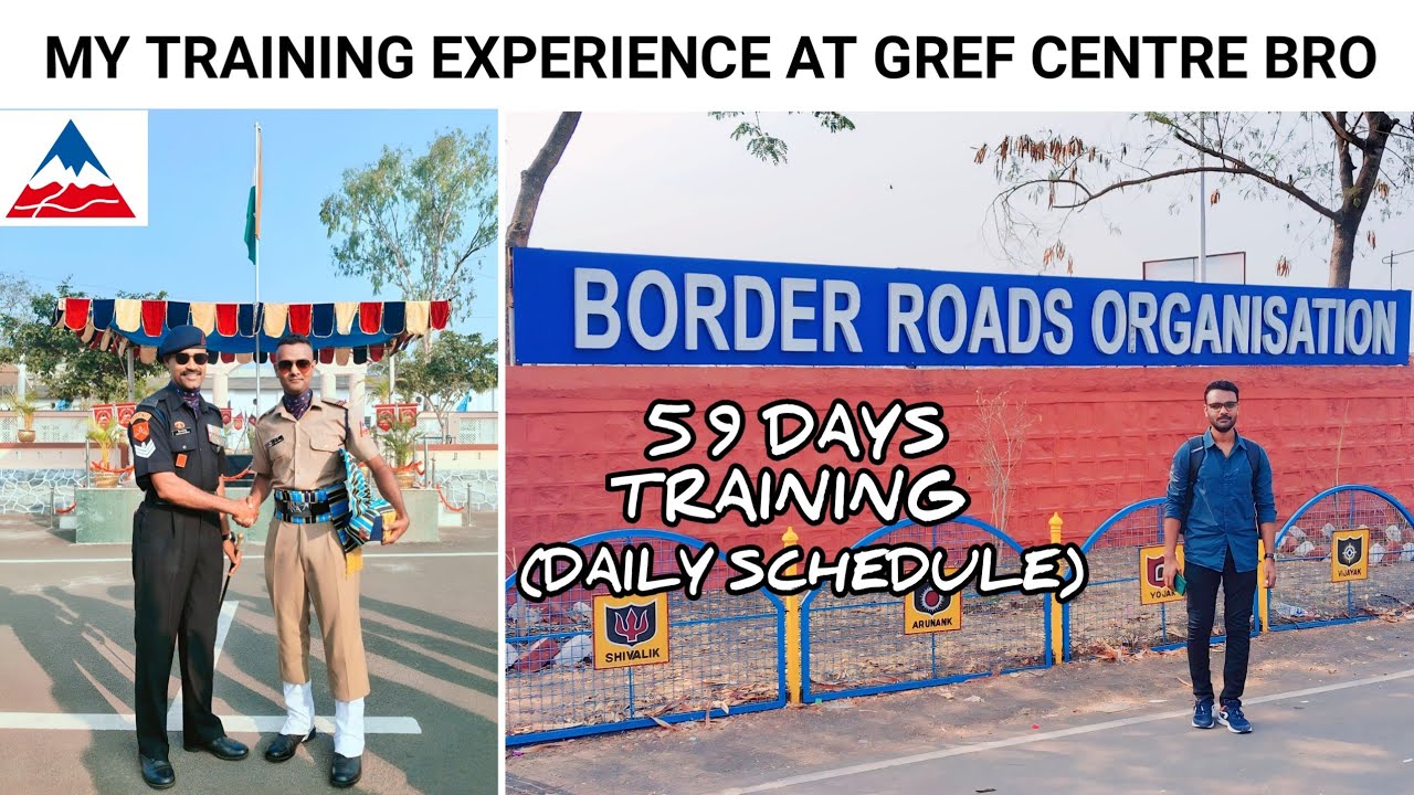 Training at BRO GREF CENTRE Pune | 59 Days training schedule |  Border roads organisation traning