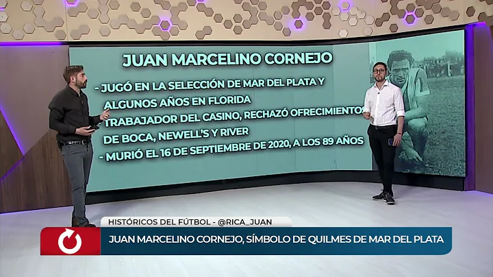 AHORA MEDIANOCHE - Histricos del Ftbol con Ricardo Juan: Juan Marcelino Cornejo