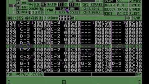 ‘You’.  Composed using a 4 track music sequencer called OctaMED on the Amiga circa 1990