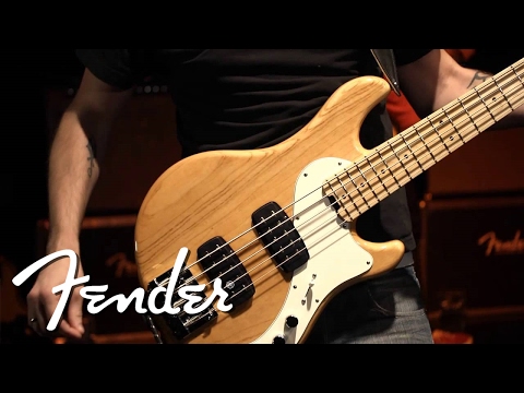 Pete Griffin Jams on the Fender American Deluxe Dimension Bass V HH