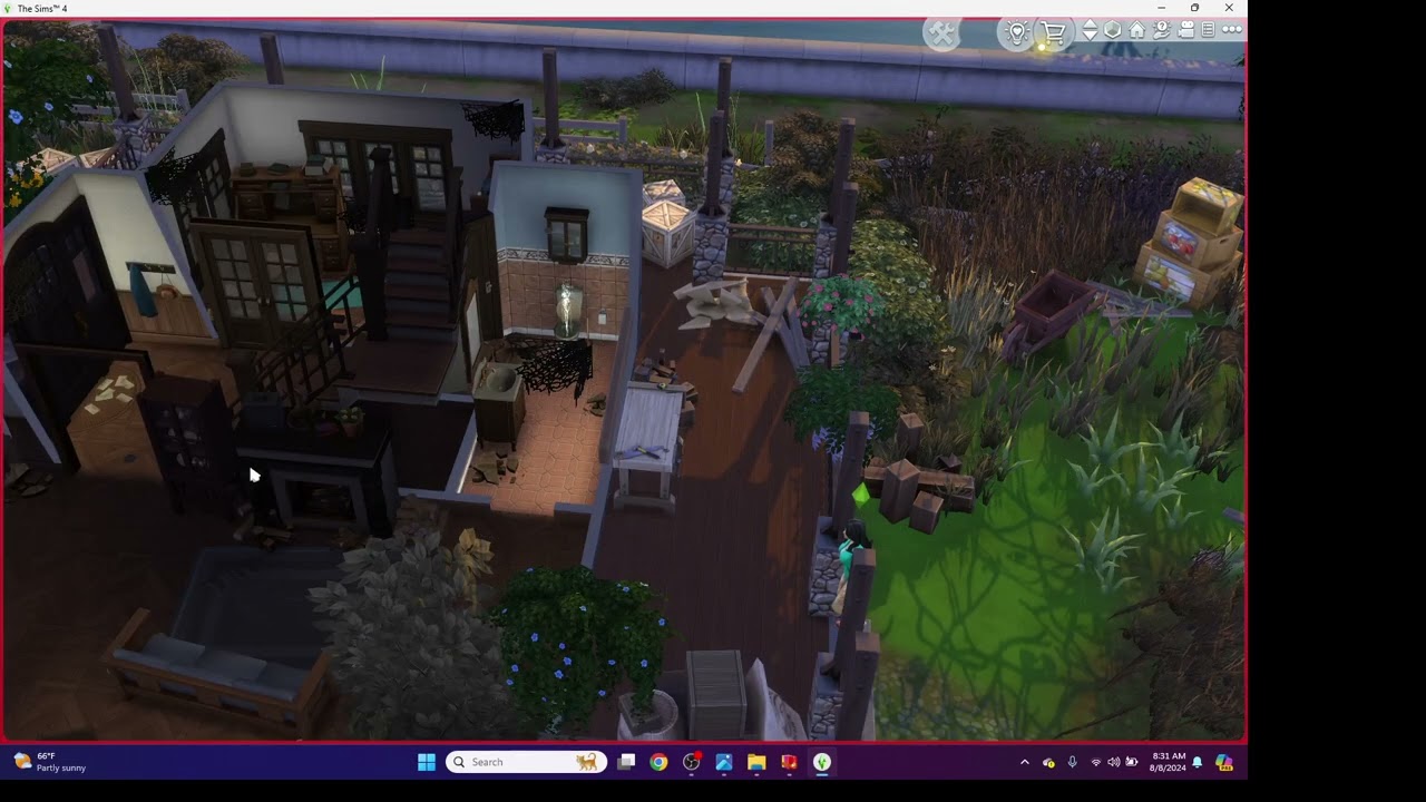 Sims 4: The Abandoned House Challenge
