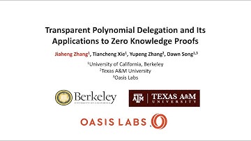 Transparent Polynomial Delegation and its Applications to Zero Knowledge Proofs