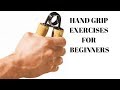 hand grip exercises for beginners