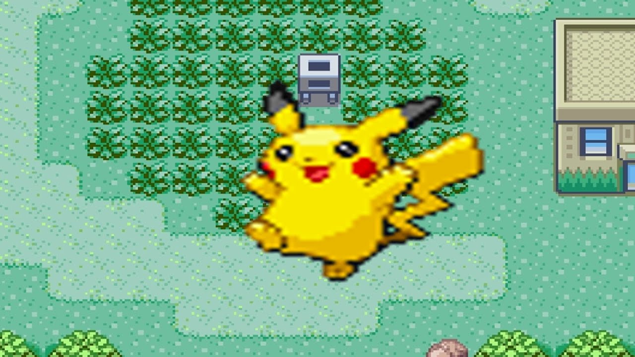 pikachu in safari zone emerald