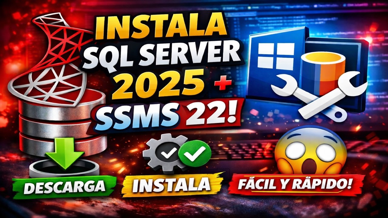 Cómo Instalar SQL Server 2026 y SQL Server Management Studio 22 - YouTube