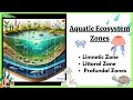 Zones of Freshwater Ecosystems and Their Unique Life Forms