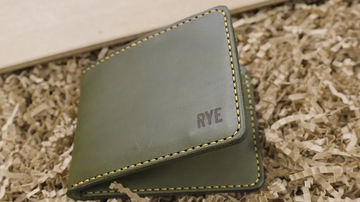 How to Make a Slim Leather Bifold Wallet | Walkthrough