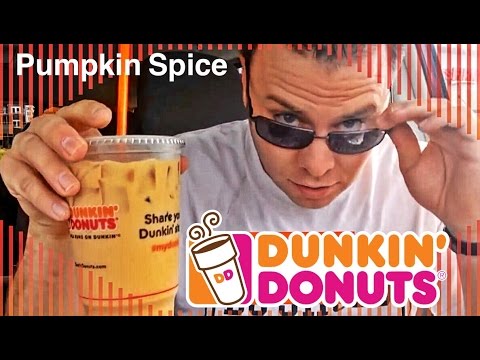 DUNKIN DONUTS PUMPKIN SPICE ICED COFFEE REVIEW AND TASTE TEST | THE SHOWSTOPPER SHOWS