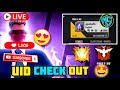 FREE FIRE LIVE 🔴 UID CHECK OUT ✅ MS_GAMING LIVE 🔴