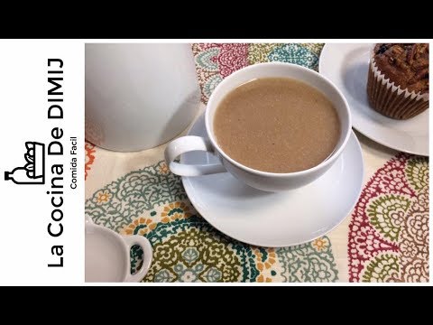 Atole de Pinole (Como hacer un rico atole de pinole) - YouTube