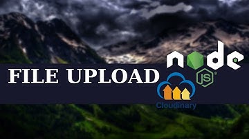 Cloudinary Video Upload using Nodejs