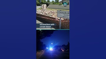 Thumbnail of Speeding officer crashes into car injuring mum #itvnews #police