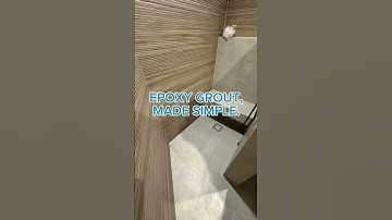 Easy application, easy clean up. GoPoxy, the epoxy grout that actually works 👆🎯 #gopoxy #tiling #