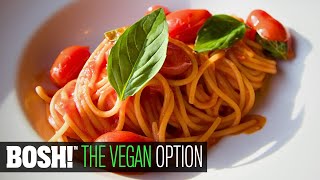 Incredible 5-Ingredient Pasta: Spaghetto Eataly at Eataly | The Vegan Option | BOSH!