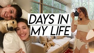 DAYS IN MY LIFE | swimsuit \& summer haul, house struggles, healthy grocery haul, \& simple joys!