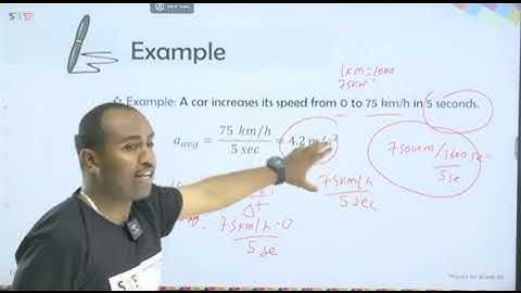 Grade 10 physics unit 2 part 3 acceleration @UniqueAcademyfornaturalscience