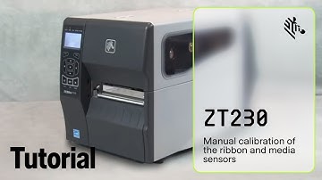 How To Manually Calibrate Zebra ZT230