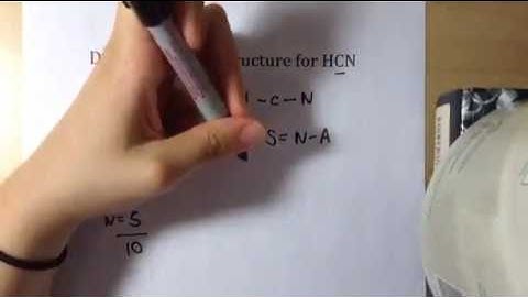 Lewis Structures Part 1 - HCN