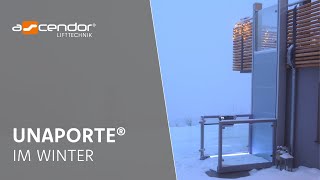 UnaPorte® - Winter conditions | Betrieb im Schnee