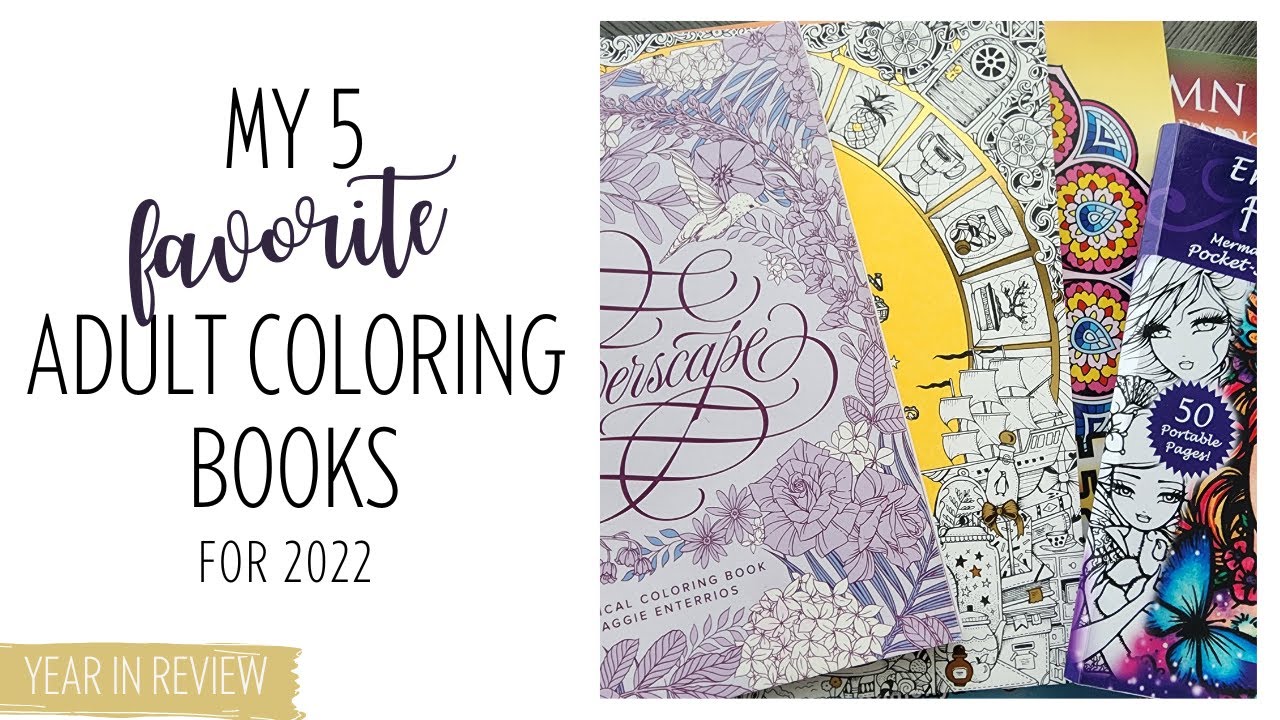 The Best Adult Coloring Books Review 