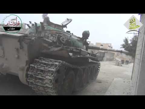كتائب ثوار الشام في الجيش الحر تستهدف معاقل النظام في الشيخ سعيد بحلب بقذائف الدبابات