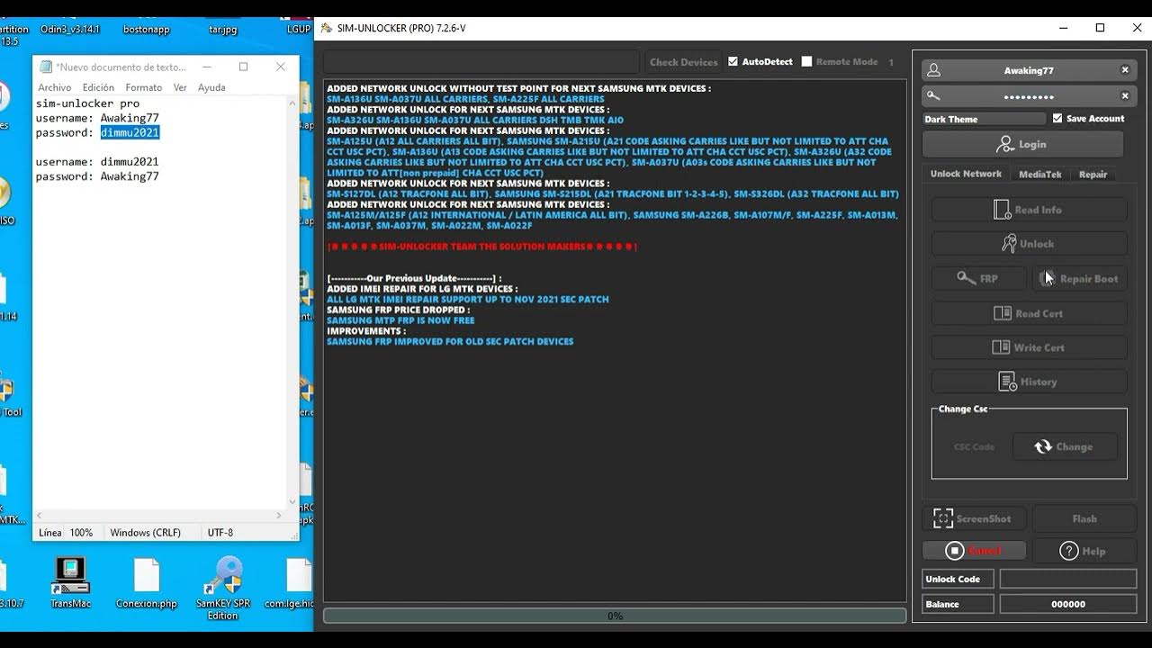 sim unlocker pro error user failed YouTube