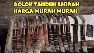 GOLOK TANDUK UKIRAN PROMO HARGA MURAH SEKALI