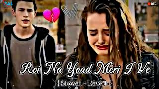 Roi Na Je Yaad Meri Aayi Ve (Slowed & Reverb) Hindi sad song |#lofi#lovestorysong |