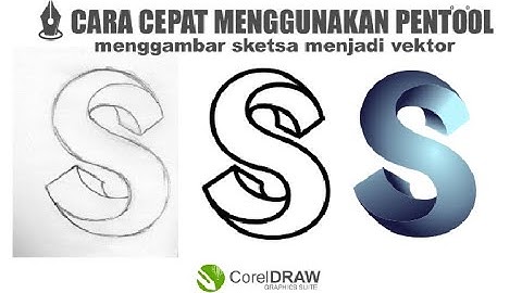 TUTORIAL CORELDRAW  Cara cepat Menggunakan Pen Tool