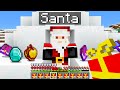Minecraft UHC but Santa gives you presents with op loot..