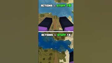 Minecraft NEW Actions & Stuff 1.6 vs 1.0 #shorts