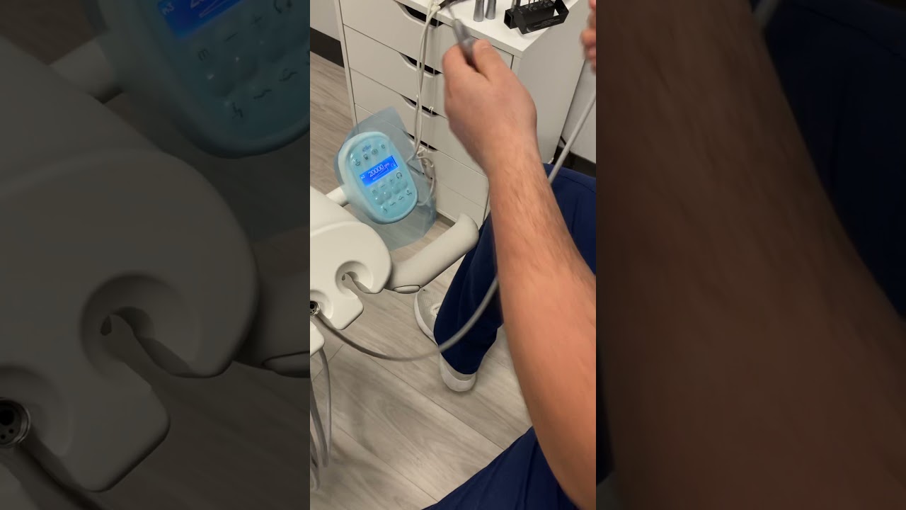 Broken straight handpiece