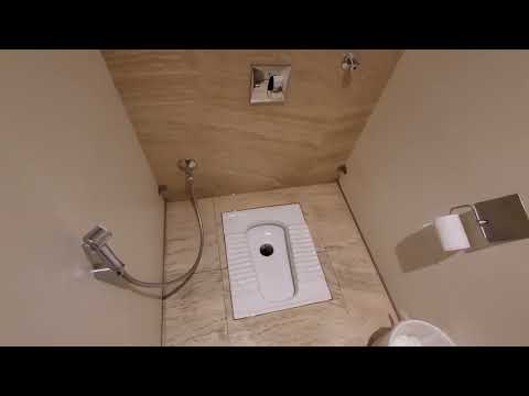 Saudi ideal ground toilet with shower