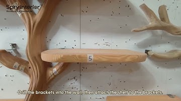 Building A Bookshelf| Installing Tree Shelf Bookcase | Top-tier Shelf Bookcase 2025