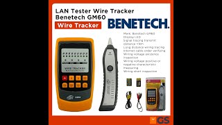 LAN Tester Wire Tracker Benetech GM60 Kabel Jaringan Network