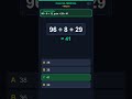 Calcul Mental Moyen #1 - Part 1/4 #Shorts